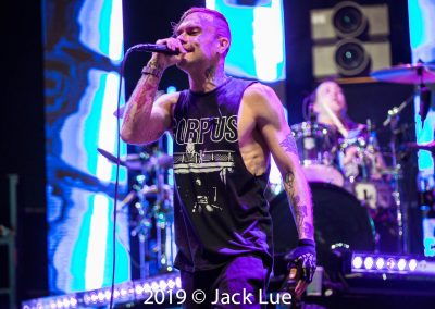 The Used, Rockstar Energy Disrupt Festival, Five Point Amphitheatre, Irvine, CA., July 20, 2019 – Photos by Jack Lue