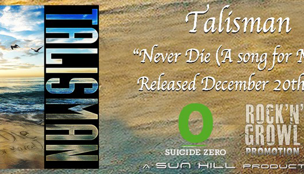 TALISMAN reunite for song in memory of MARCEL JACOB to be released in cooperation with SUICIDE ZERO organization