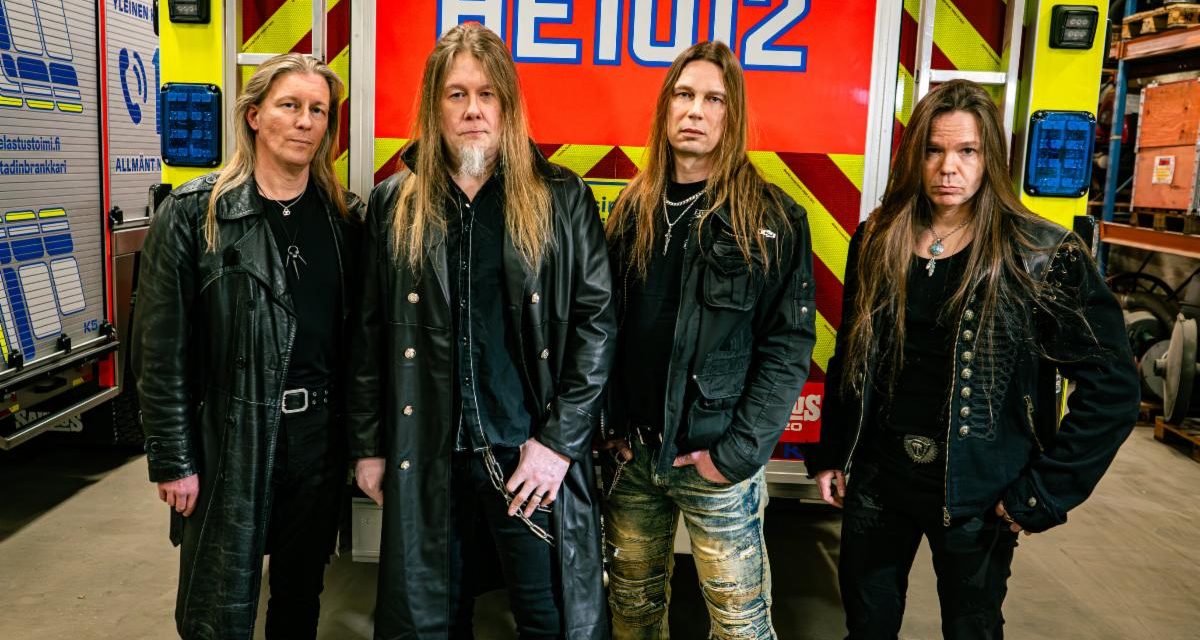 Finnish Rockers FIRE ACTION Sign with Steamhammer/SPV