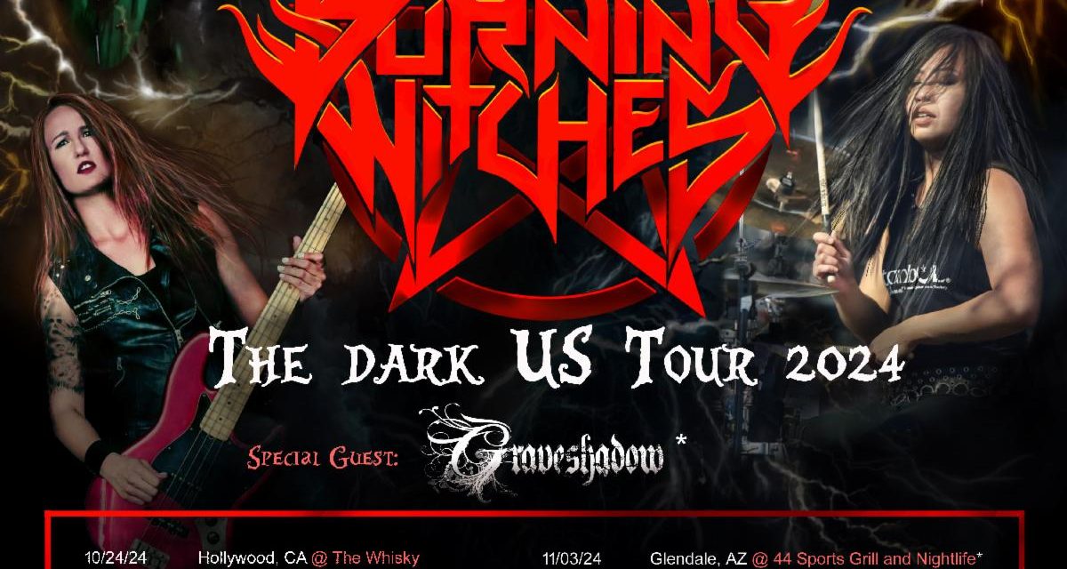 Swiss Heavy Metal Unit BURNING WITCHES Announces USA Headline Tour, Beginning October 24, 2024 in Hollywood, CA