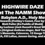 HIGHWIRE DAZE MAGAZINE ANNOUNCES STAR-STUDDED SIGNINGS & EXCLUSIVE PERFORMANCES AT THE 2025 NAMM SHOW